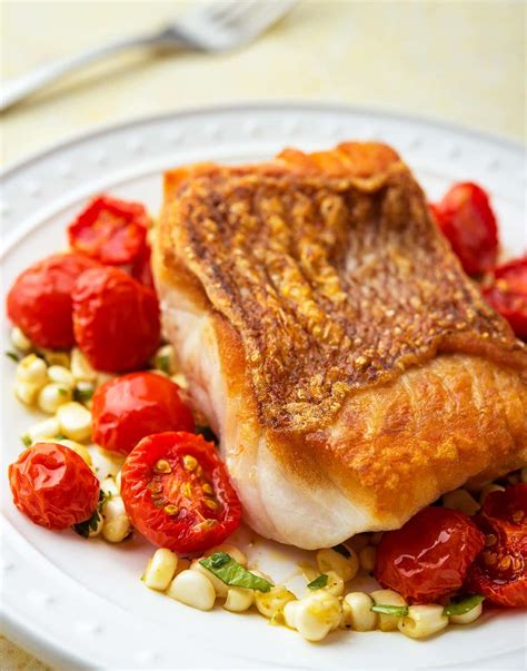 Savor the Crunch: Indulge in the Lip-Smacking Delight of Pan-Seared Red Snapper with Crispy Skin