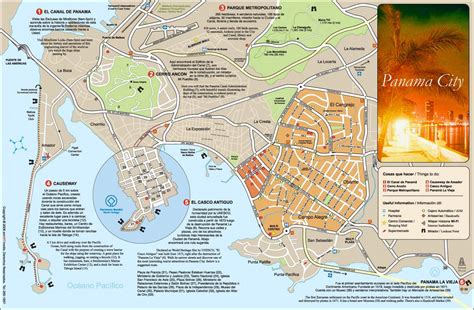 Large detailed map of Panama City (Florida)
