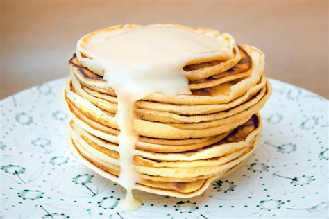 Pancakes with Condensed Milk
