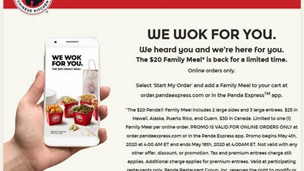 Panda Express Discount Code 2024 First Order