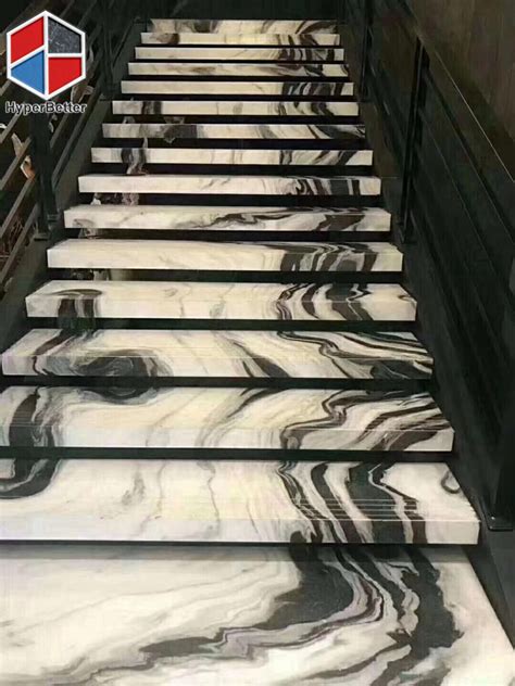 Panda White Marble Stair: The Perfect Addition To Your Home