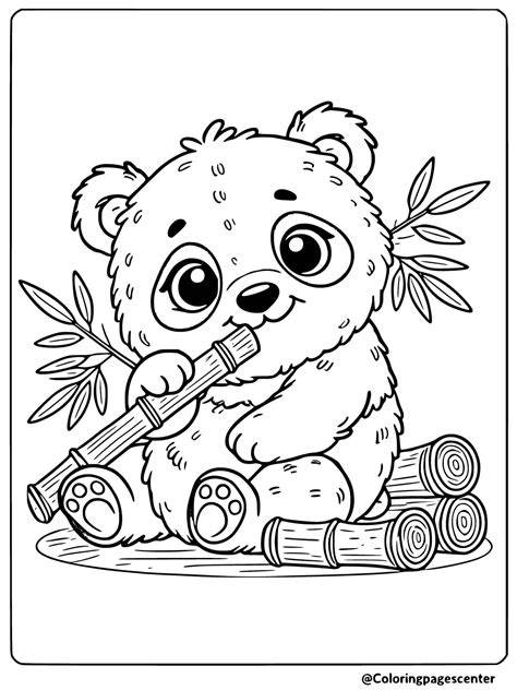 Panda Coloring Page