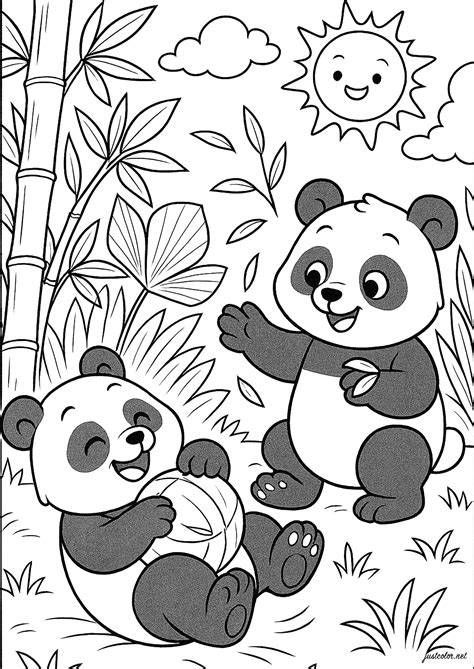 Panda Coloring Pages For Preschool