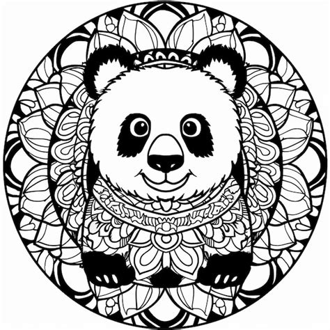 86+ Panda Mandala SVG Free, Panda SVG Panda Mandala SVG Files For Silhouette Cameo And. Mandalas Thehungryjpeg