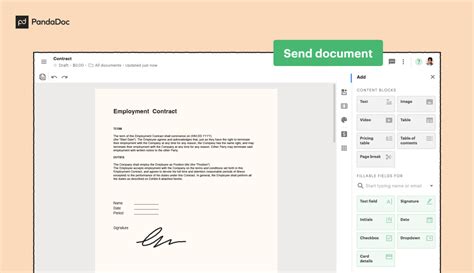 PandaDoc: Signatures