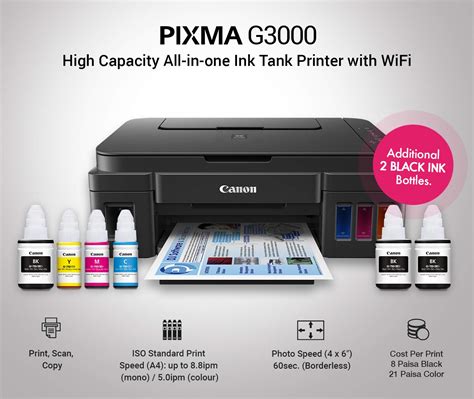 Mengatur Printer dengan Koneksi WiFi Canon G3000