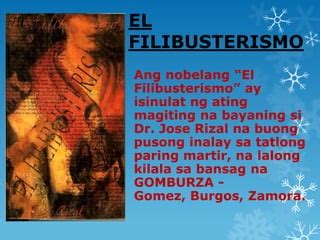 Pangunahing Tema ng El Filibusterismo