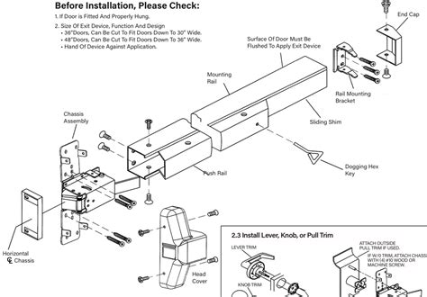 Panic Door Hardware Installation