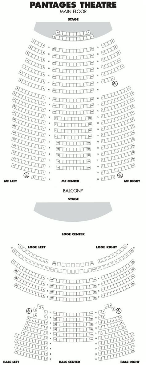 Pantages Minneapolis Seating Chart