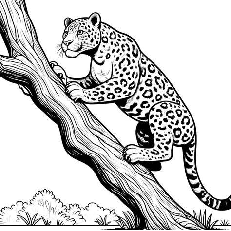 Panter Kleurplaat