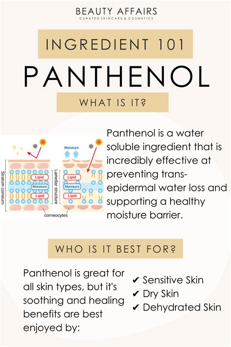 Unlock the Hidden Secrets of Nourishment: Discover the Amazing Panthenol Benefits for Glowing Skin