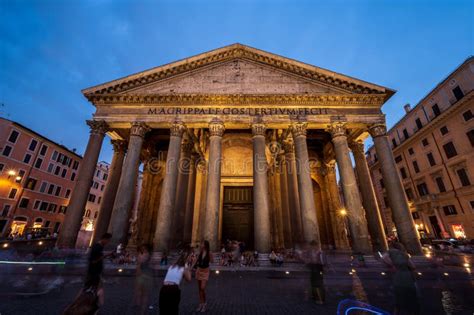 Pantheon at sunset