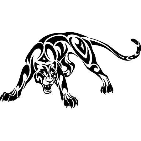 black panther tribal tattoo