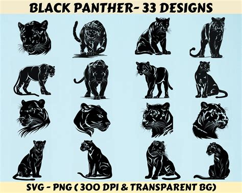 Unleash the Power of the Jungle with Panther SVG - Exquisite Design and Easy-to-Use Graphics at Your Fingertips!