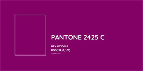 Pantone 2425 CMYK