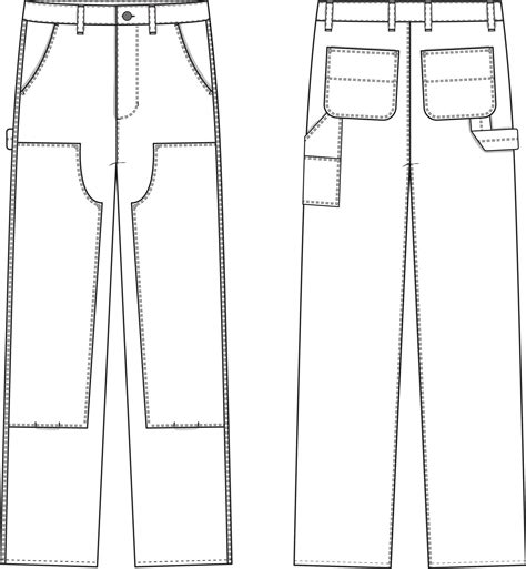 Pants Template Printable