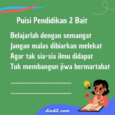 Pantun 2 Baris Pendidikan