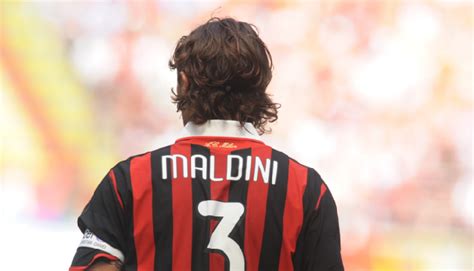 Paolo Maldini Playing Left Back
