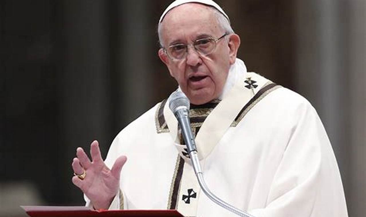 Breaking News: Pope Francis Addresses Global Issues and Inspires Hope
