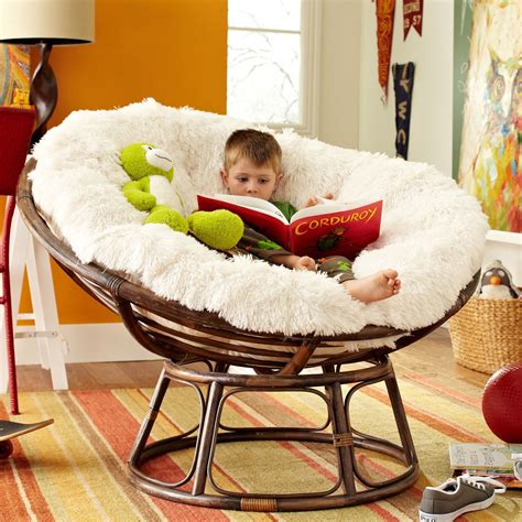Papasan Chair Reading Nook