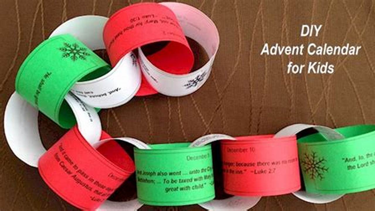 Paper Chain Advent Calendar