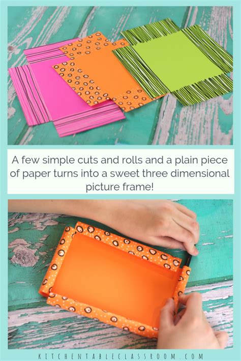 Paper Picture Frame Template
