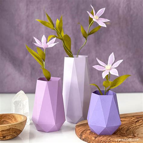 Paper Vase Template