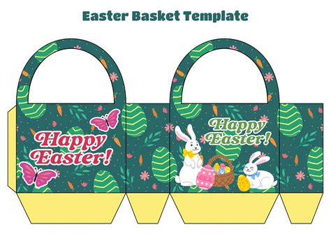 Paper Basket Template Printable