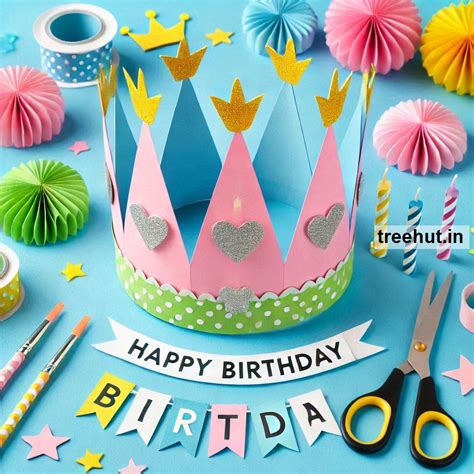 Paper Craft Ideas For Birthday Decoration