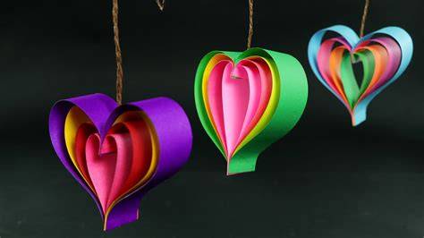 Paper Crafts Hearts Easy DIY Projects