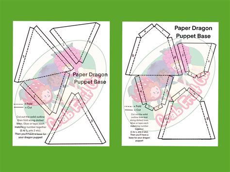 Paper Dragon Base Template