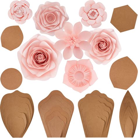 Download Paper Flower Templates Pack For Crafts