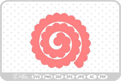 Download Paper Flowers. Paper Flower Template SVG Files DXF Files