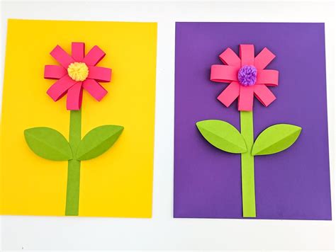 Paper Folding Flower For Kids