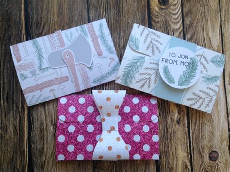 Download Paper Gift Card Holder Set Silhouette DXF Files