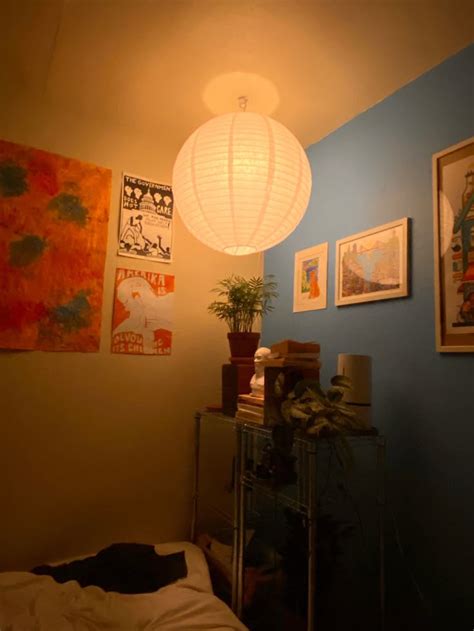 Paper lanterns bedroom