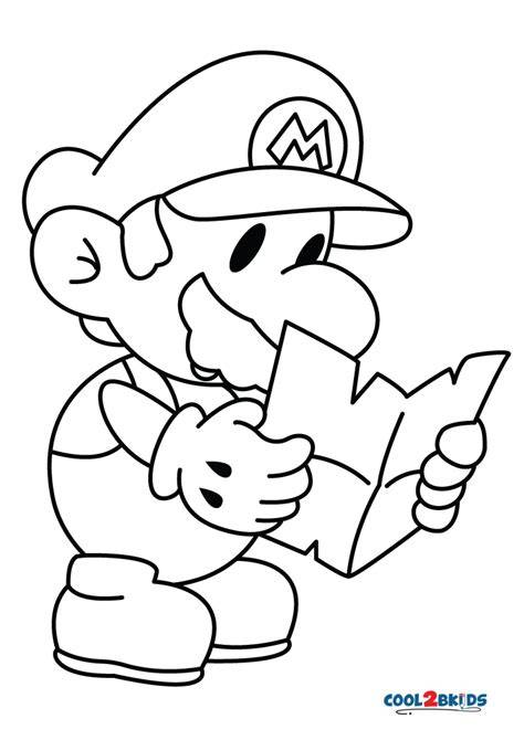 Paper Mario Coloring Pages