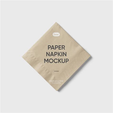 Paper Napkin Mockup