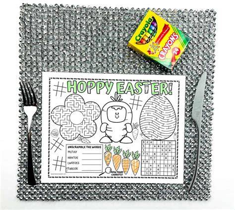 Paper Placemats For Easter