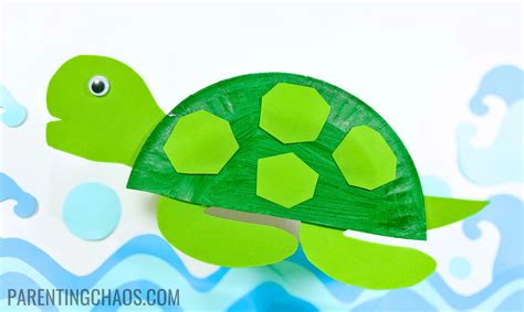 Paper Plate Turtle Template