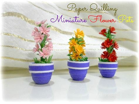 Paper Quilling 3d Flower Vase