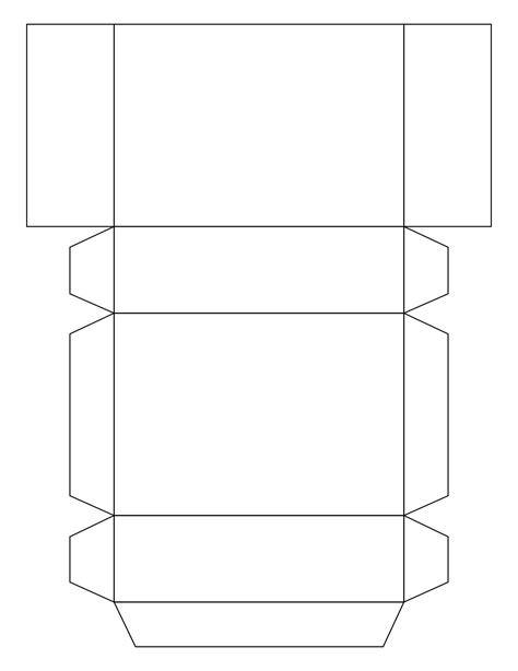 Paper Rectangle Box Template