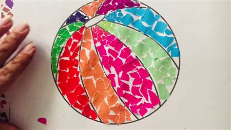 Paper Tearing And Pasting Activity For Kids