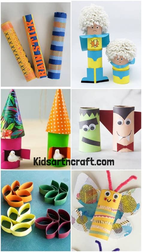 Paper towel roll crafts