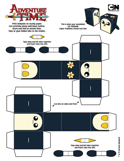 Papercraft Adventure Time Gunter
