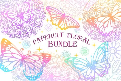 Download Papercut Floral Bundle Images