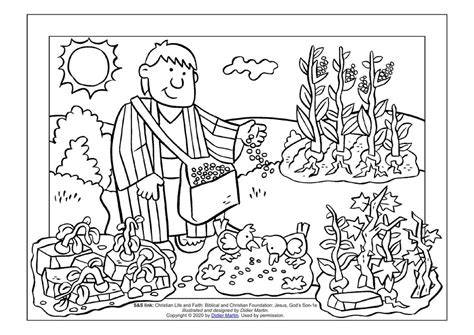 Parable Of The Sower Coloring Page