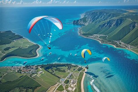 Paragliding Over Blue Lagoon Views