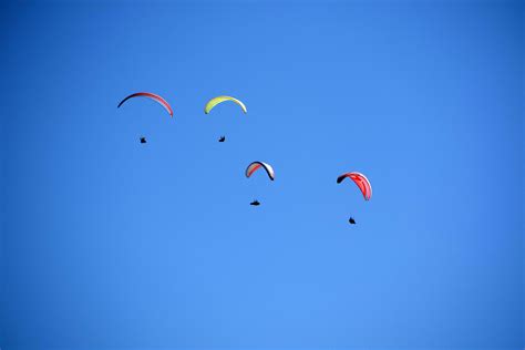 Paragliding group