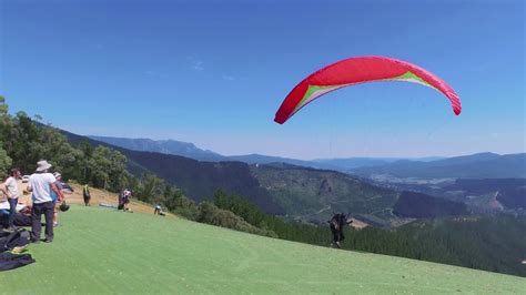 Paragliding launch